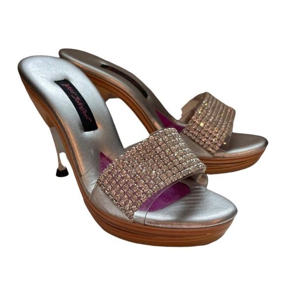 Betsey Johnson Rhinestone Heels - Picture 2 of 9